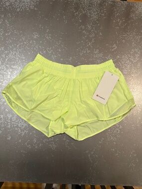 lululemon athletica Neon Yellow Athletic Shorts